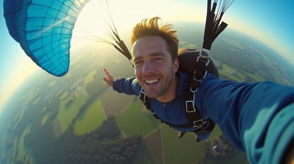 Vivez des sensations fortes lors d'un saut en parachute