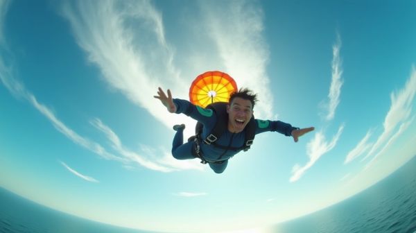 Vivez des sensations fortes lors d'un saut en parachute